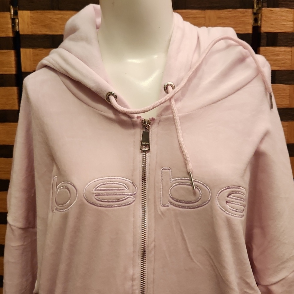 NWT! BEBE plush zip up
